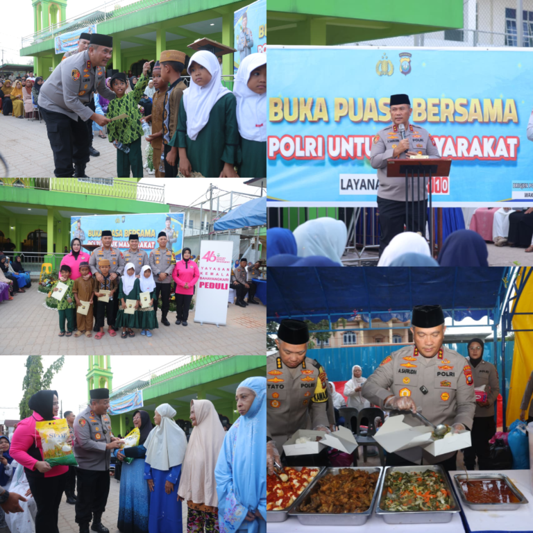 SAFARI RAMADAN 1447 H, KAPOLDA KEPRI PERERAT SILATURAHMI DAN PERKUAT STABILITAS KAMTIBMAS BERSAMA MASYARAKAT TANJUNG SENGKUANG