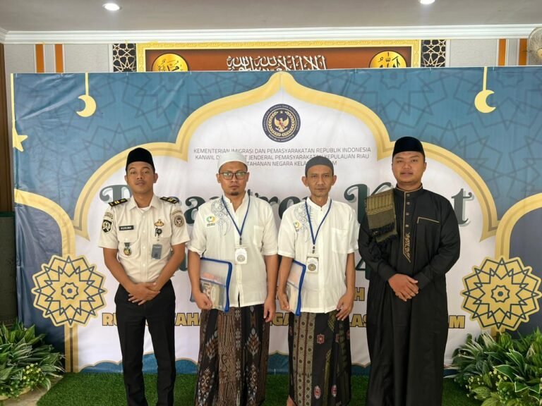 CAHAYA RAMADHAN DI BALIK TEMBOK KEBEBASAN,HARU DAN HARAPAN WARNAI PEMBUKAAN PESANTREN KILAT DI RUTAN BATAM