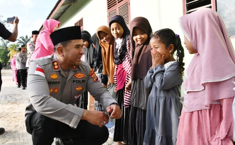 Kapolres Aceh Timur Bersama Bhayangkari Berbagi Berkah Ramadhan di Panti Asuhan Raudhatul Amal