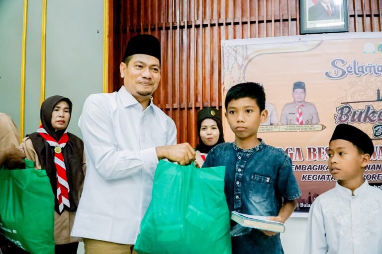 Kwarcab Pramuka Aceh Timur Gelar Bukber dan Santuni Anak-anak Yatim-Piatu
