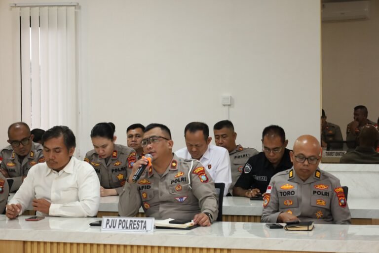 Perkuat Sinergi Pengamanan Idul Fitri, Polresta Barelang Gelar Rakor Lintas Sektoral Operasi Ketupat Seligi 2026