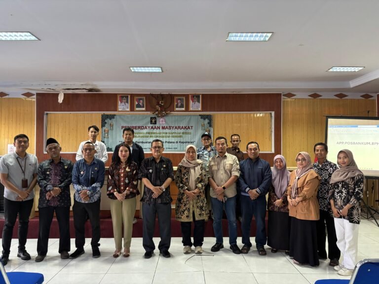 Kanwil Hukum Banten Perkuat Pos Bantuan Hukum di Cilegon, Warga Kurang Mampu Kini Bisa Konsultasi dan Mediasi Gratis
