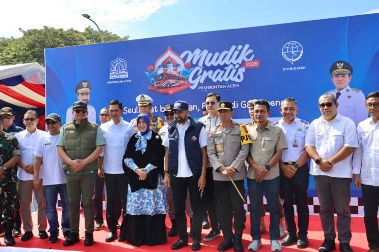 Forkopimda Aceh Lepas Program Mudik Gratis Pemerintah Aceh 2026 di Terminal Batoh, Fasilitasi Ribuan Pemudik