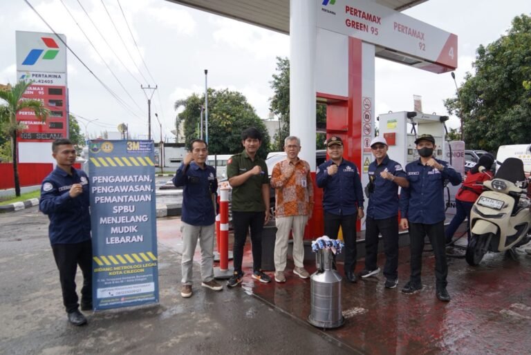 Pemkot Cilegon Melalui Disperindag Laksanakan Sidak SPBU Jelang Mudik Idulfitri