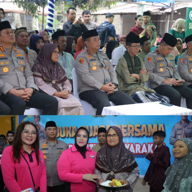 HUT KE-21, POLDA KEPRI GELAR BAKSOS DAN SAFARI RAMADAN DI SEMBULANG GALANG