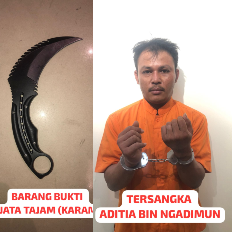 Polsek Lubuk Baja mengamankan pelaku penikaman di hotel kawasan Nagoya, Kota Batam, Kepulauan Riau.