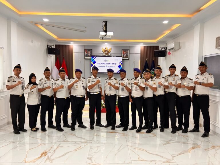 Perkuat Pengawasan Internal, Lapas Batam Ikuti Pengukuhan Satops Patnal Secara Virtual