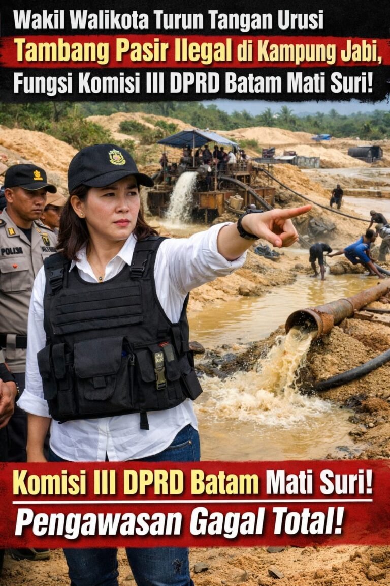 Wakil Walikota Turun Tangan Urusi Tambang Pasir Ilegal di Kampung Jabi, Fungsi Komisi III DPRD Batam Mati Suri!