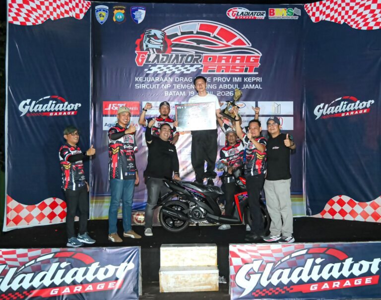 Gladiator Drag Fast 2026 Sukses Digelar, Steven Wijaya Raih Gelar “Fastest of The Day”