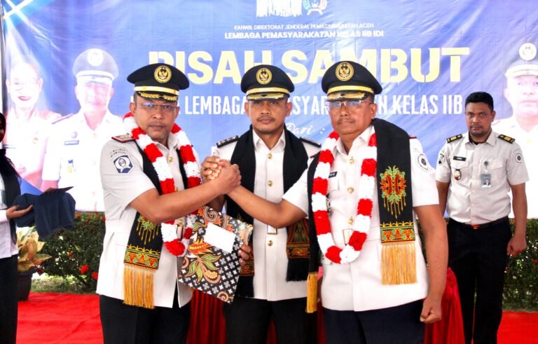 Pisah Sambut dan Serah Terima Jabatan Kepala Lembaga Pemasyarakatan Kelas IIB Idi