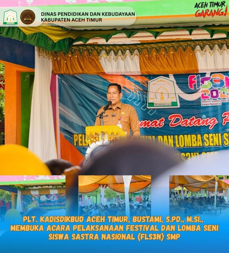 FLS3N Tingkat SMP Kabupaten Aceh Timur Tahun 2026 Resmi Digelar