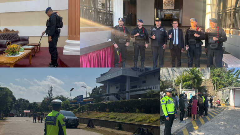 POLDA KEPRI DAN JAJARAN HADIR BERI RASA AMAN IBADAH JUMAT AGUNG 2026, STERILISASI GEREJA BERJALAN MAKSIMAL