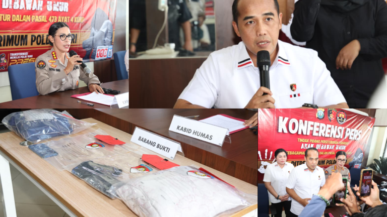 DITRESKRIMUM POLDA KEPRI GELAR KONFERENSI PERS TINDAK PIDANA PERSETUBUHAN TERHADAP ANAK DIBAWAH UMUR