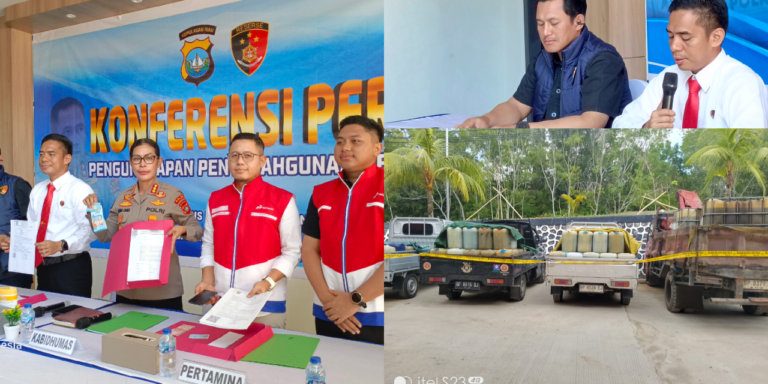 Ditreskrimsus Polda Kepri Amankan Tiga Tersangka Dan Empat Unit Kendaraan Terkait Tindak Pidana Minyak Dan Gas Bumi