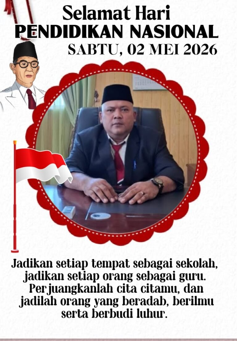 Ketua DPRK Aceh Timur Sampaikan Pesan Peringati Hari Pendidikan Nasional 2026.