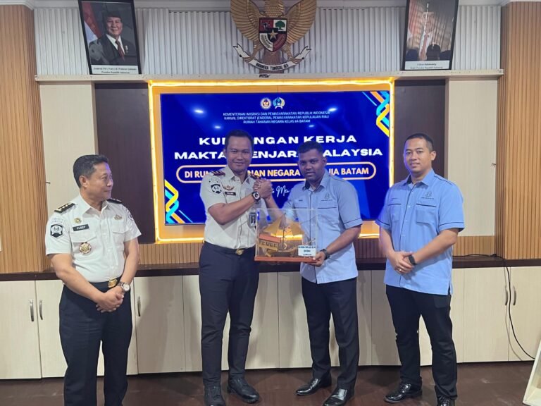 Perkuat Sinergi Lintas Negara, Rutan Batam Terima Kunjungan Kerja Deligasi Penjara Malaysia