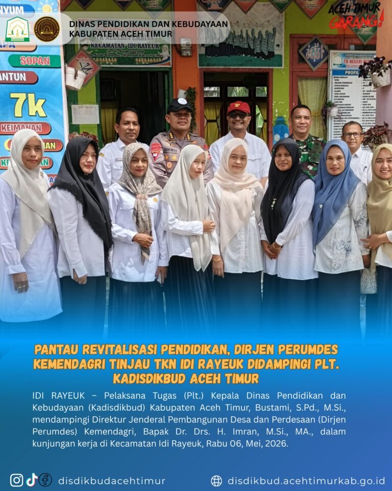 Dirjen Perumdes Kemendagri Tinjau TKN Idi Rayeuk, Bustami Ucapkan Apresiasi Atas Perhatian Pemerintah Pusat