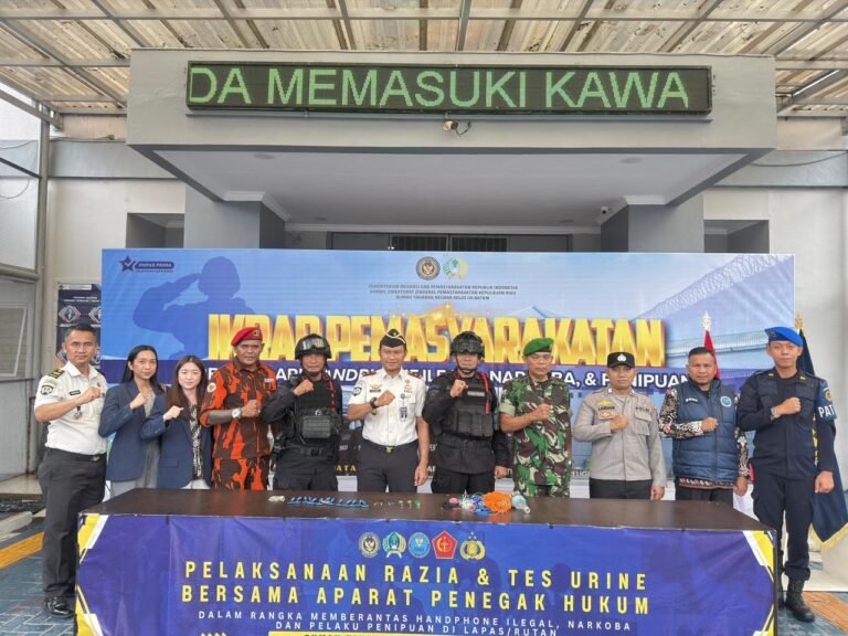 DARI IKRAR MENUJU AKSI NYATA, RUTAN BATAM TEGUHKAN KOMITMEN BERSIH DARI HANDPHONE ILEGAL, NARKOBA, DAN PENIPUAN