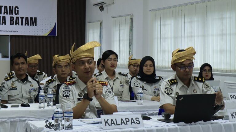 Menuju WBBM, Lapas Batam Terima Evaluasi Inspektorat Kemenimipas