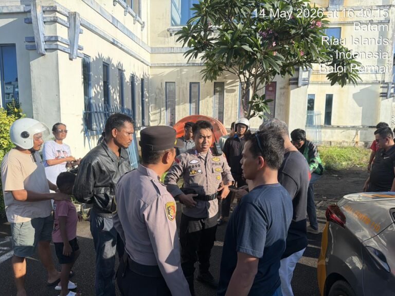 Respons Cepat Laporan 110, Personel Polsek Batam Kota Datangi TKP Dugaan Pencurian Kabel di Baloi Permai