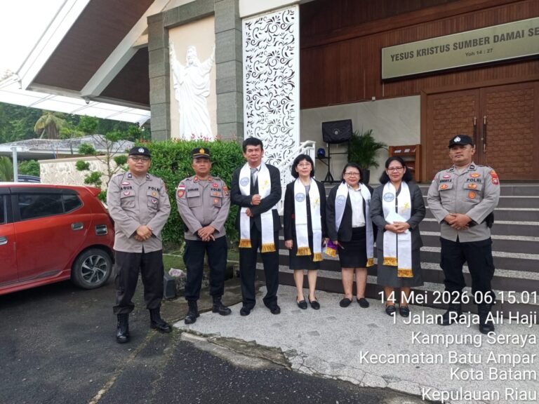 Pengamanan Hari Kenaikan Yesus Kristus 2026 di Wilayah Polresta Barelang Berjalan Aman dan Kondusif