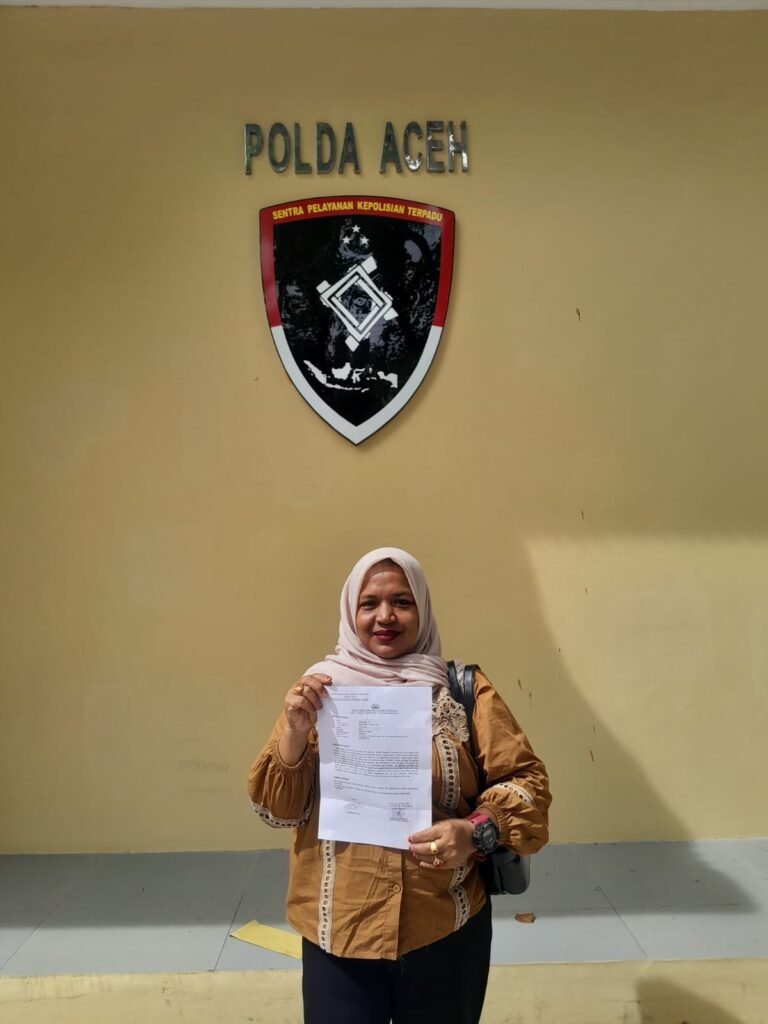 Diduga Cemarkan Nama Baik Yuslinda Tiga Akun Medsos Dilaporkan ke Polda Aceh