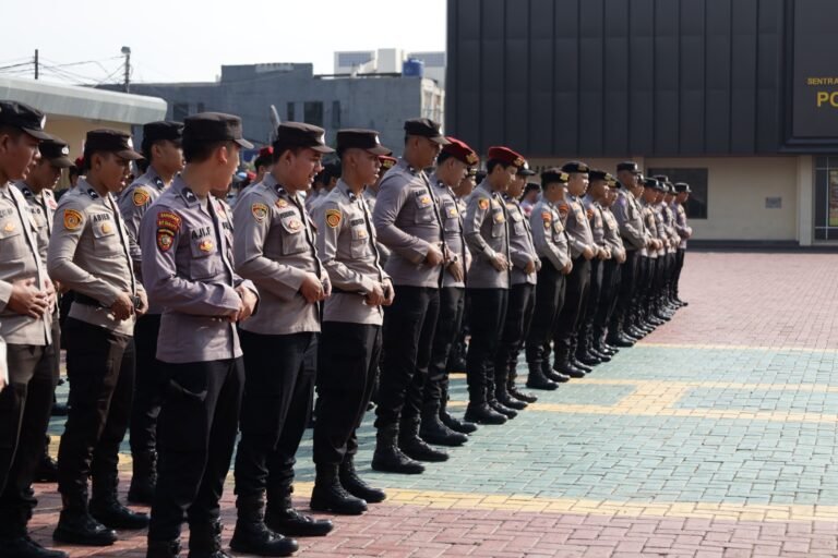 Tingkatkan Kesiapsiagaan Personel, Polda Banten Latih Kemampuan Dalmas