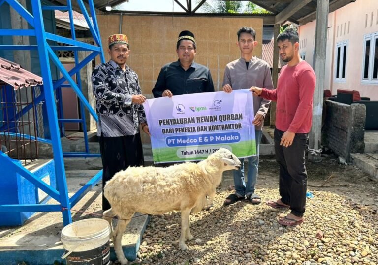 Kurban Pekerja dan Kontraktor Medco E & P Jangkau Ratusan Penerima Manfaat di Blok A