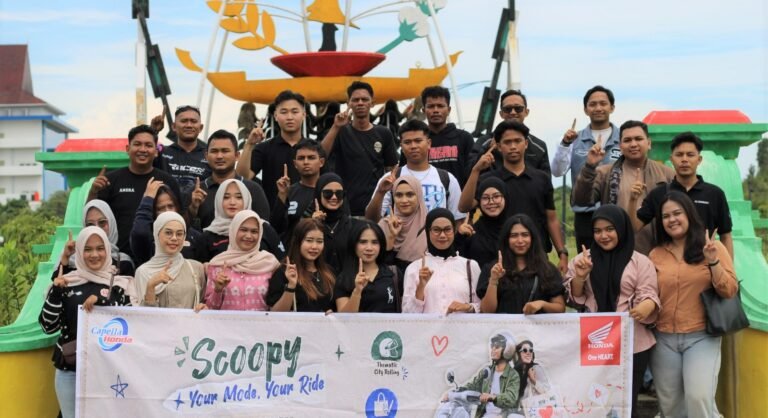 Komunitas Honda Scoopy Jelajahi Ikon Kota Tanjungpinang Lewat Scoopy Your Mode Your Ride