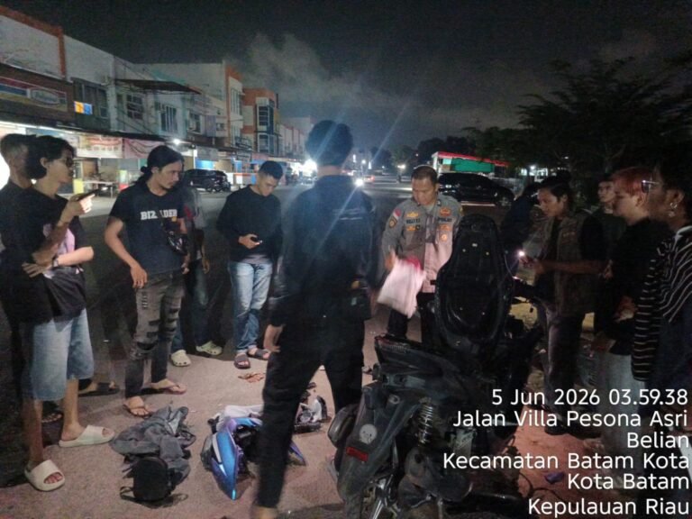 Kegiatan Respon Cepat Laporan 110, Personel Polsek Batam Kota Datangi TKP Dugaan Penganiayaan di Belian