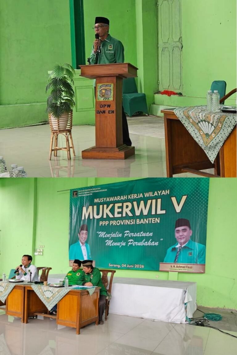 Perkuat Penataan Organisasi Jelang PEMILU 2029, PPP Banten Gelar MUKERWIL KE-V   