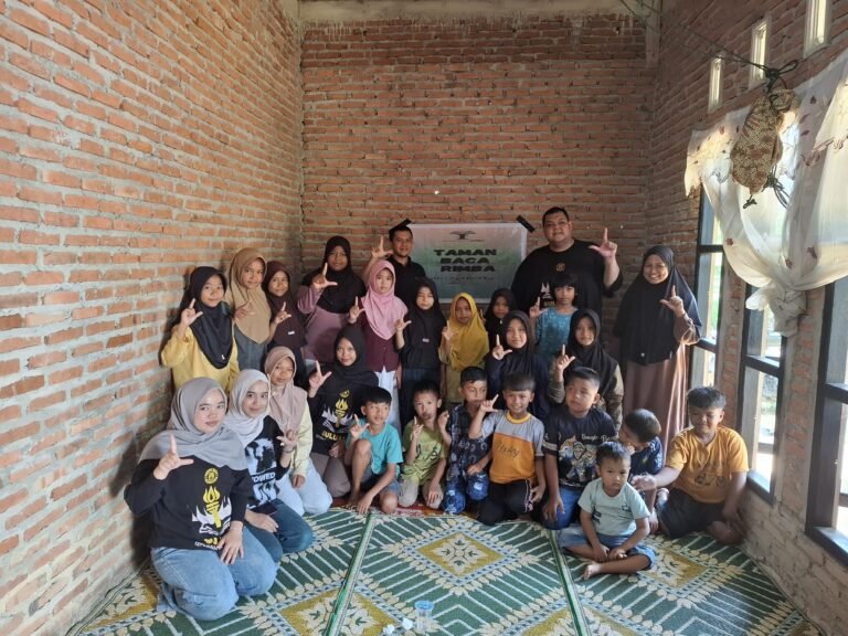 RELIMA Perpusnas RI Lokus Dharmasraya Hadir di Taman Baca Rimba, Nyalakan Cahaya Literasi dari Pelosok Negeri