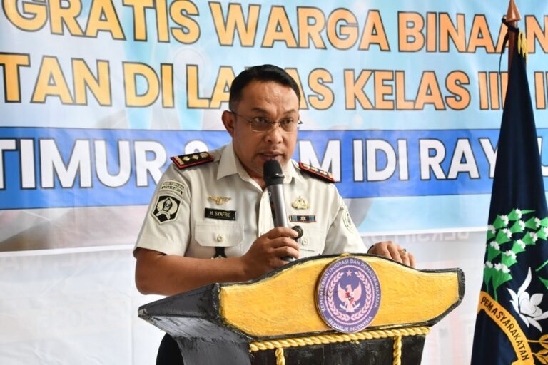 Hari Bhayangkara Ke-80, Polres Aceh Timur Hadirkan Layanan Kesehatan Gratis bagi Warga Binaan Lapas Idi