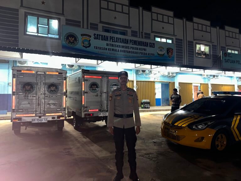 Cegah Gangguan Kamtibmas, Polsek Sungai Beduk Gelar Patroli KRYD di Kawasan Permukiman dan Objek Vital