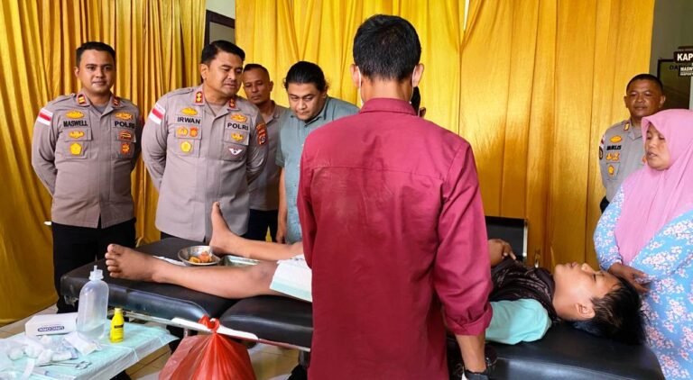 Sunat Massal Gratis Bagi 28 Anak, Polres Aceh Timur Semarakkan Hari Bhayangkara Ke-80