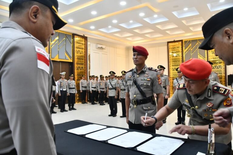 Empat Pejabat Polres Aceh Timur Berganti, Kapolres Tekankan Profesionalisme dan Pelayanan kepada Masyarakat