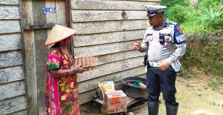 Momentum HUT Bhayangkara Ke-80, Satlantas Polres Aceh Timur Perkuat Kepedulian Sosial