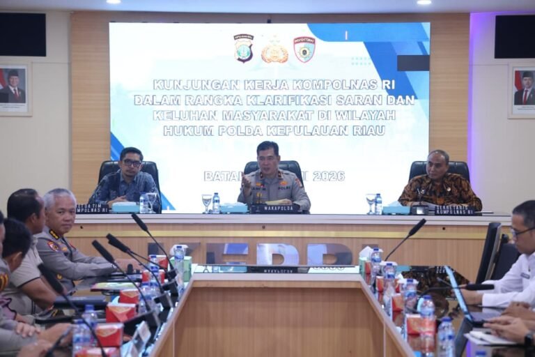‎Polda Kepri Terima Kunjungan Kerja Kompolnas RI, Perkuat Transparansi Dan Profesionalisme Penegakan Hukum