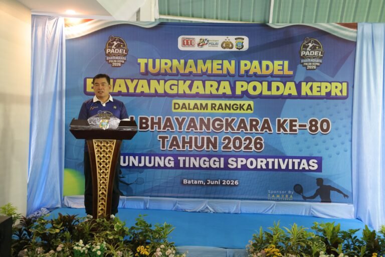 ‎Polda Kepri Resmi Buka Turnamen Padel Bhayangkara Dalam Rangka Hari Bhayangkara Ke-80