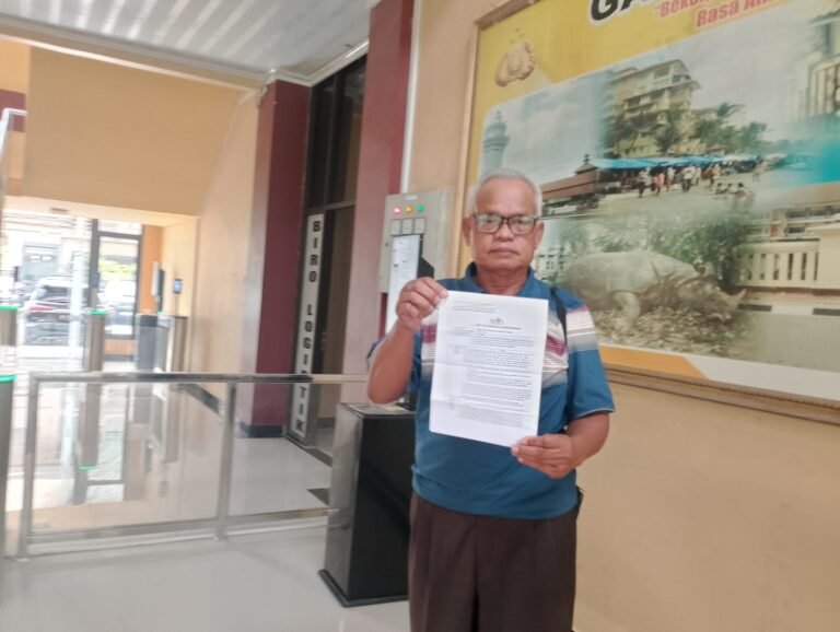 TUDUHAN TANPA BUKTI DI RUANG MAYA, H. JUNAEDI AJUKAN LAPORAN DAN MINTA PELAKU DIPROSES HUKUM   