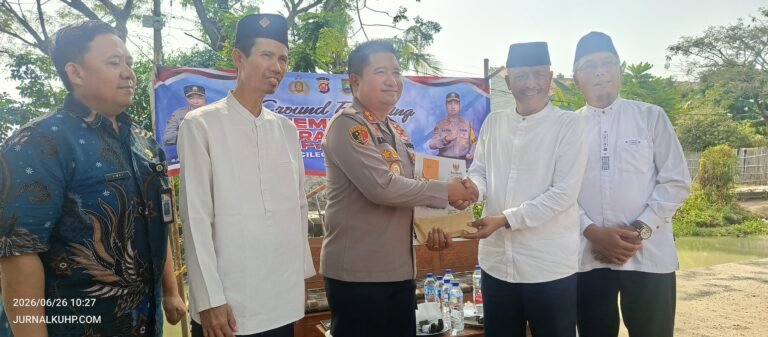 Jembatan Merah Putih Presisi Mulai Dibangun, Sinergi Polres Cilegon, Baznas, Pemkot dan Warga Hadirkan Akses Baru bagi Masyarakat