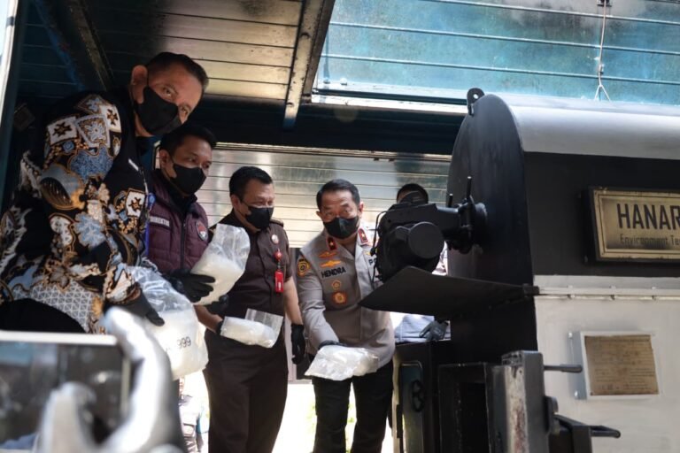 Polda Banten Musnahkan 73,2 Kg Sabu, 6,3 Kg Ganja dan 25 Cartridge Vape Berisi Etomidate, Selamatkan 332 Ribu Jiwa