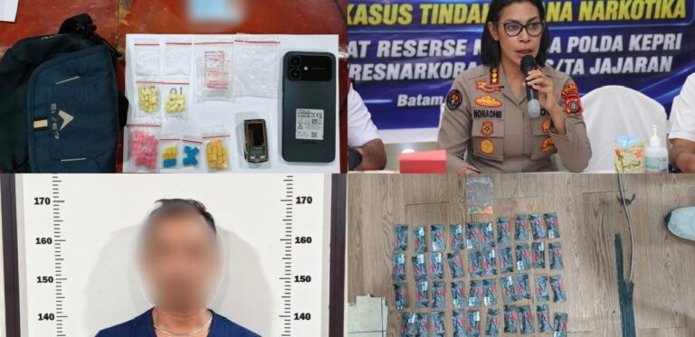 ‎Ditresnarkoba Polda Kepri Berhasil Mengungkap 7 Kasus Narkotika Dalam Pekan Pertama Juli 2026