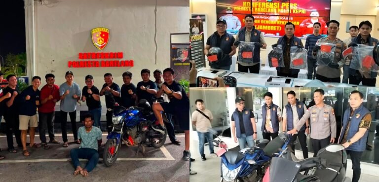 Sikat Komplotan Jambret Resahkan Batam, Polresta Barelang Ringkus Tiga Pelaku