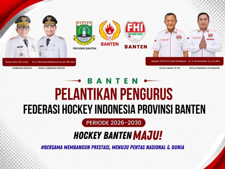 Pengurus FHI Banten Bersiap Dikukuhkan Besok, Fokus Cetak Atlet Hoki Berprestasi