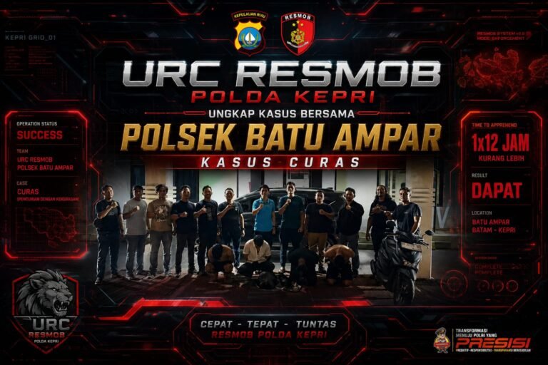 DITRESKRIMUM POLDA KEPRI UNGKAP KASUS CURAS TERHADAP WARGA NEGARA MALAYSIA, DUA TERSANGKA DIAMANKAN