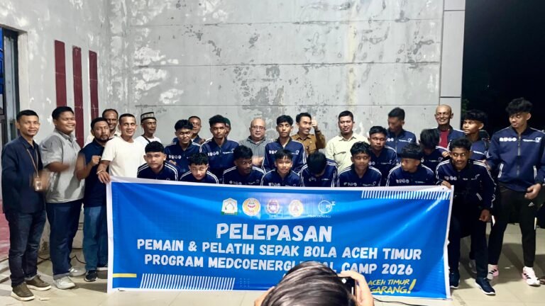 SEBANYAK 15 PESEBAK BOLA MUDA ACEH TIMUR DIBOYONG LATIHAN KE PSS SLEMAN