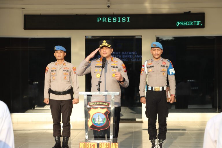 Kapolresta Barelang Tekankan Disiplin, Pelayanan Humanis dan Kepastian Hukum bagi Masyarakat