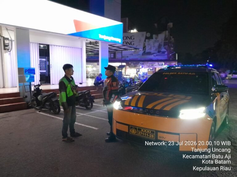 Polsek Batu Aji Gelar Cipta Kondisi dan KRYD untuk Menjaga Stabilitas Kamtibmas di Wilayah Hukum Batu Aji