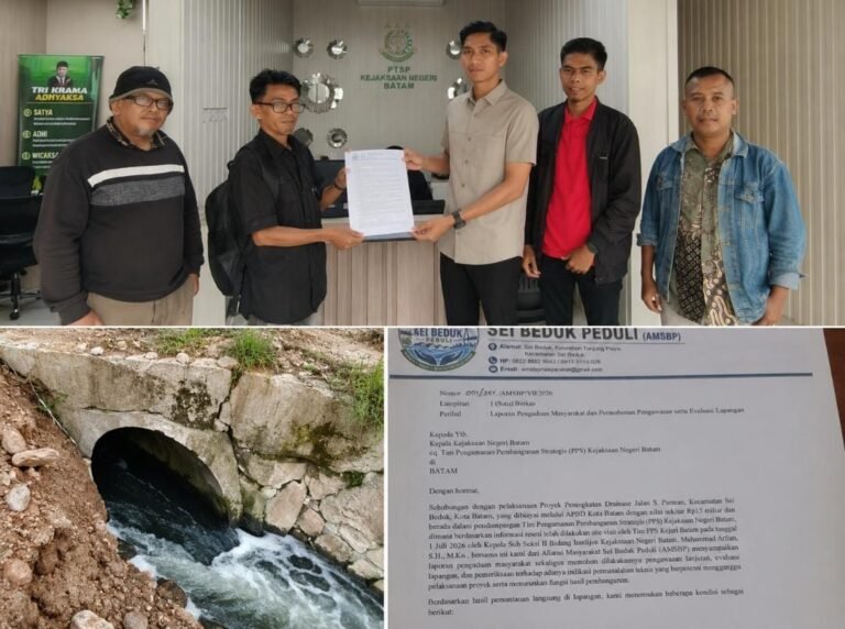 ​Dugaan “Pipa Hantu” Ganggu Proyek Drainase Sei Beduk, Kejari Batam Siap Turun Lapangan
